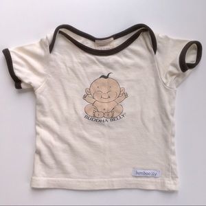 Organic Cotton Bamboo T-shirt | Buddha Belly | 6-12 Months